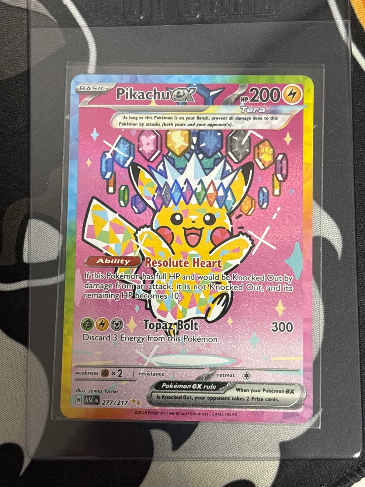 2026 Pokemon TCG Mega Evolution Ascended Heroes #277 Pikachu ex SIR