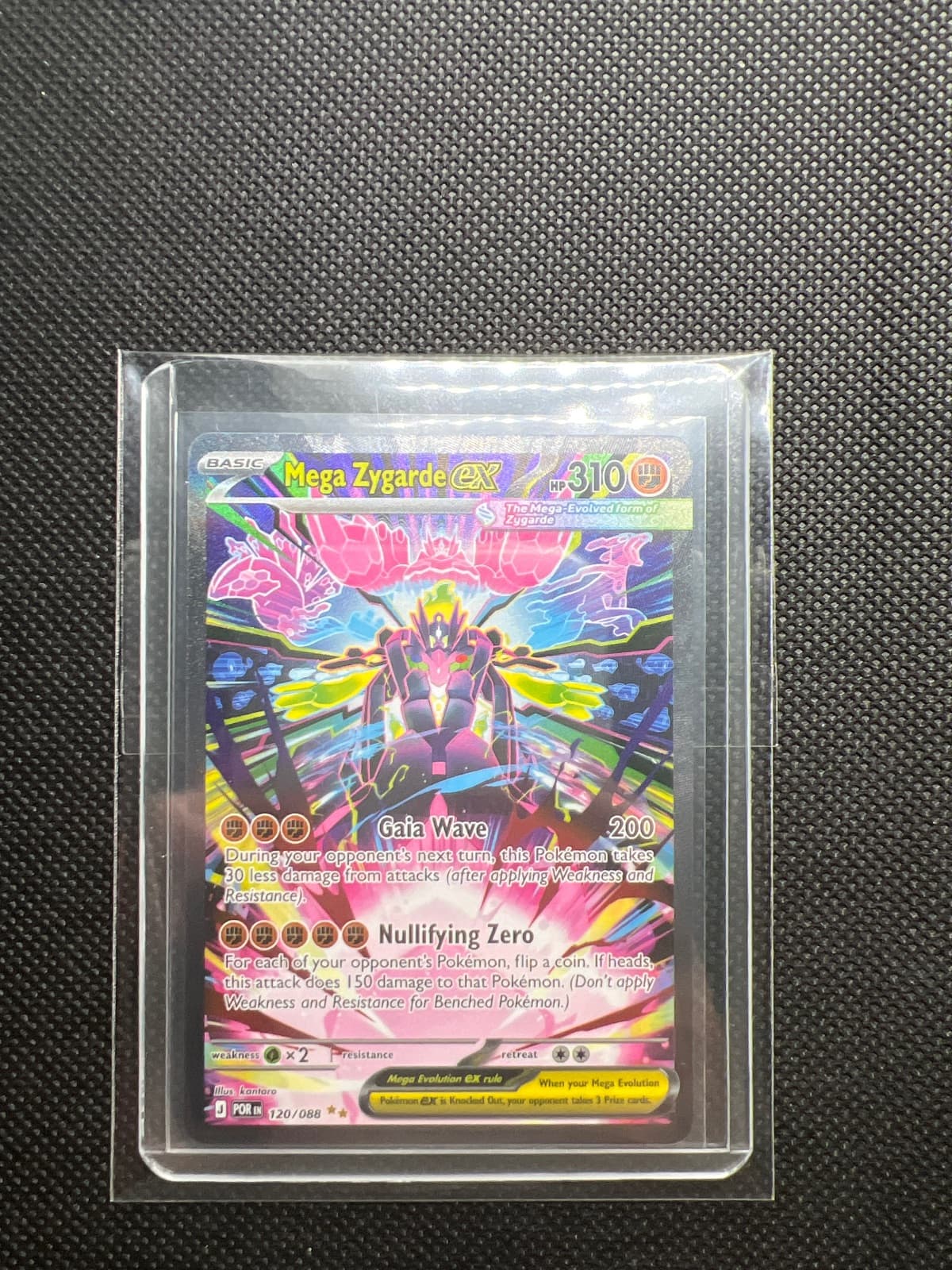 พี่ปิง(2026 Pokemon TCG Mega Evolution Perfect Order #120 Mega Zygarde ex SIR)